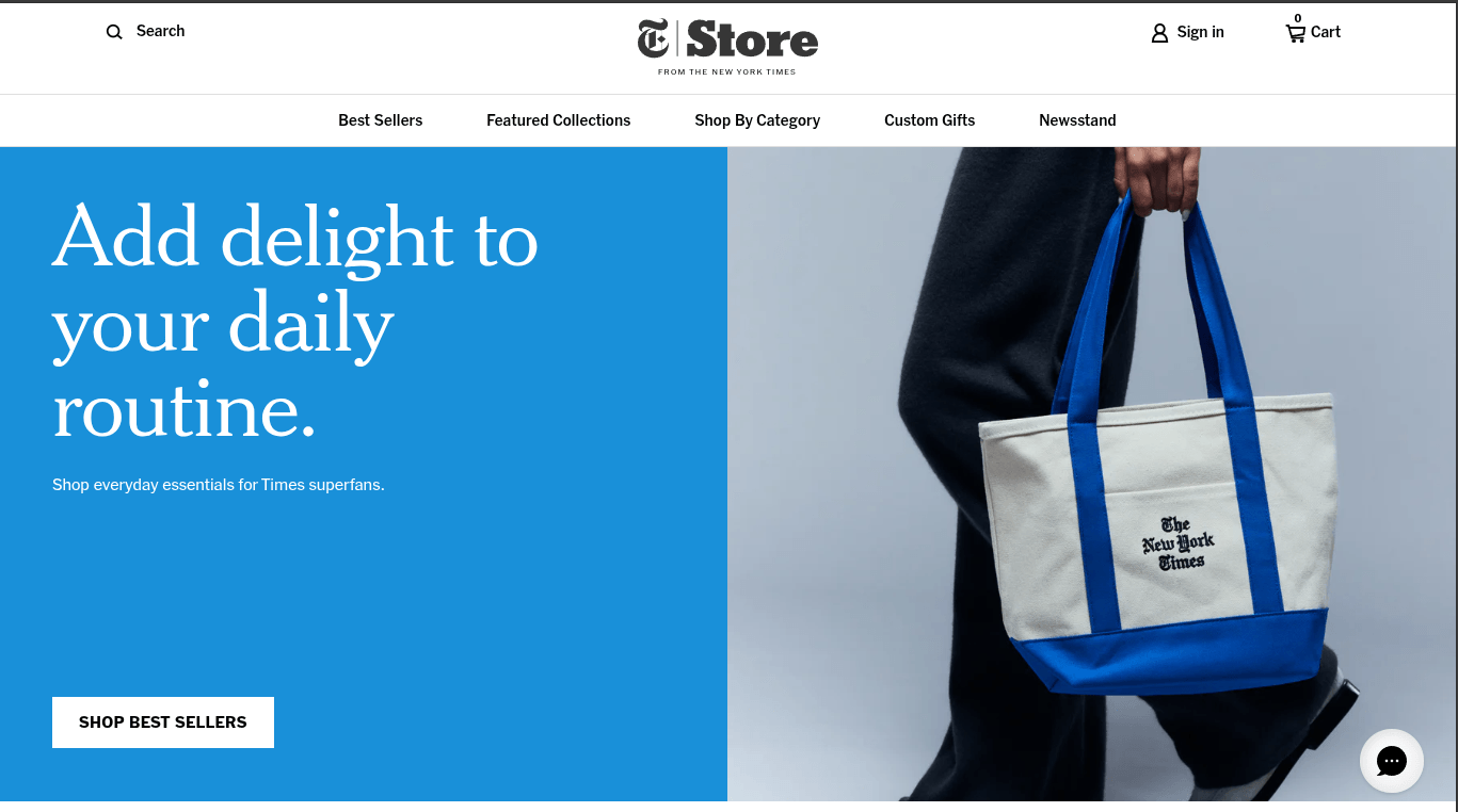 New York Times shopify store